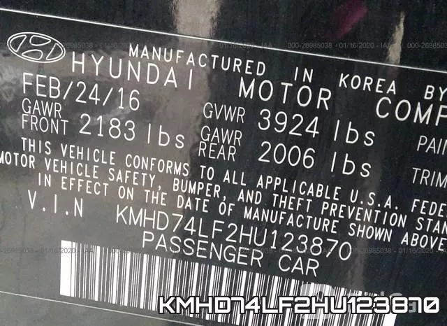 KMHD74LF2HU123870 фото 10