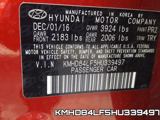 KMHD84LF5HU339497 фото 2