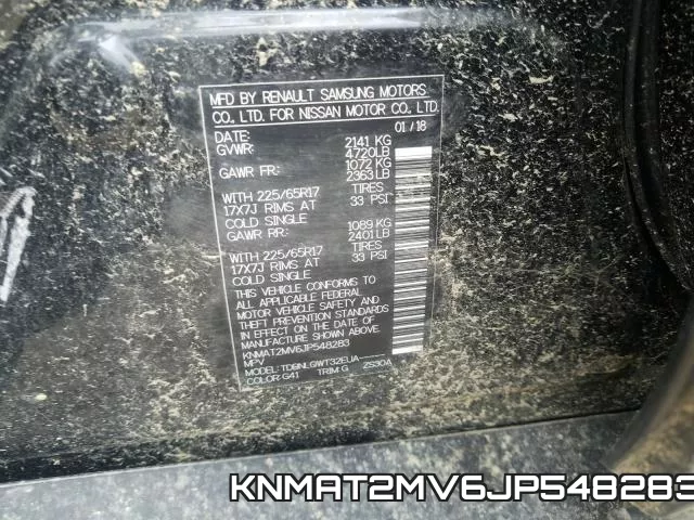 KNMAT2MV6JP548283 фото 2