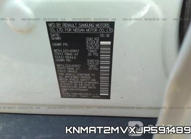 KNMAT2MVXJP591489 фото 10