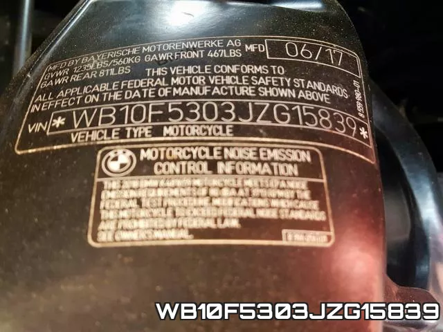 WB10F5303JZG15839 фото 2