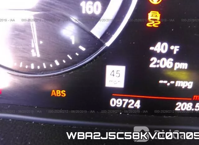WBA2J5C58KVC07705 фото 8