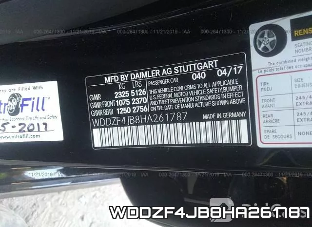 WDDZF4JB8HA261787 фото 10