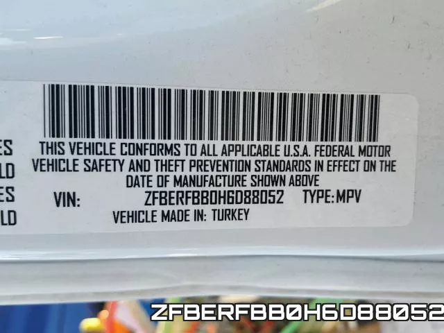 ZFBERFBB0H6D88052 фото 2