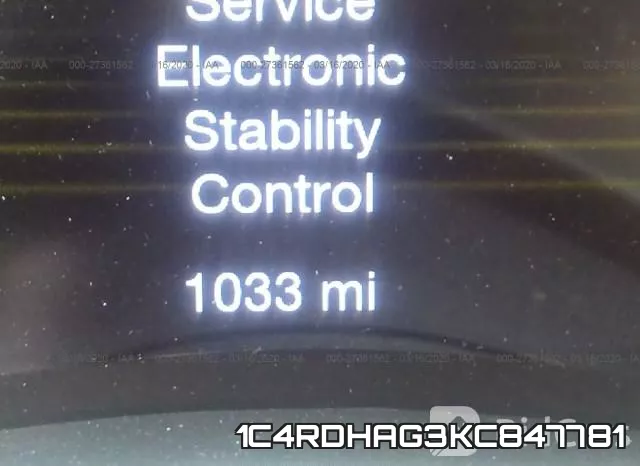 1C4RDHAG3KC847781 фото 8