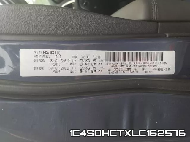 1C4SDHCTXLC162576 фото 2