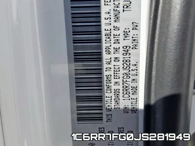 1C6RR7FG0JS281949 фото 2