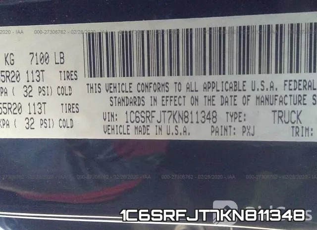 1C6SRFJT7KN811348 фото 10