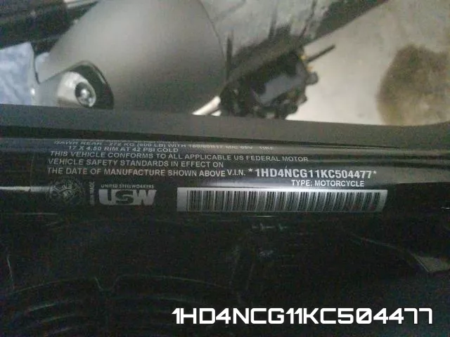1HD4NCG11KC504477 фото 2