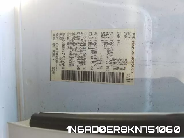 1N6AD0ER8KN751060 фото 2