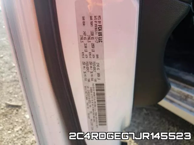 2C4RDGEG7JR145523 фото 2