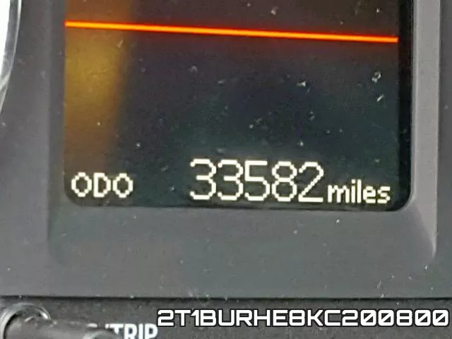2T1BURHE8KC200800 фото 9