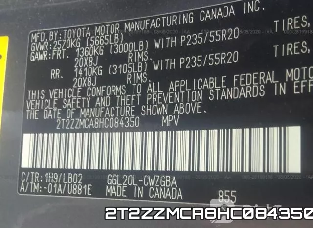 2T2ZZMCA8HC084350 фото 10