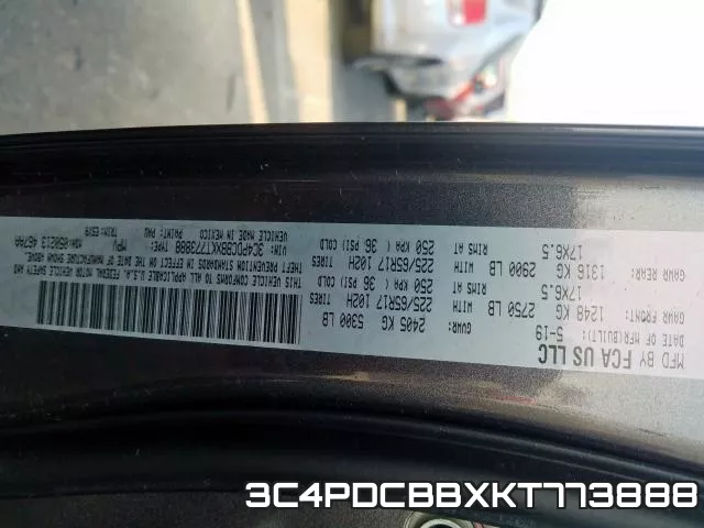 3C4PDCBBXKT773888 фото 2