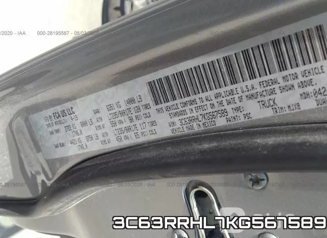 3C63RRHL7KG567589 фото 10