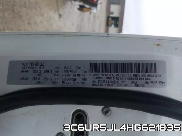 3C6UR5JL4HG621835 фото 2