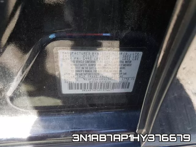 3N1AB7AP1HY376679 фото 2
