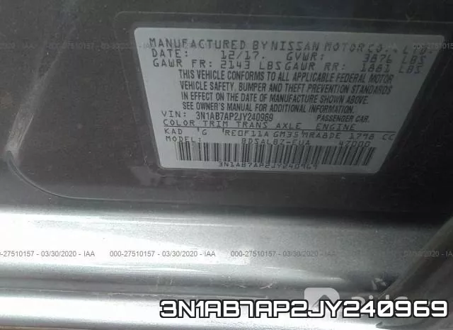 3N1AB7AP2JY240969 фото 10
