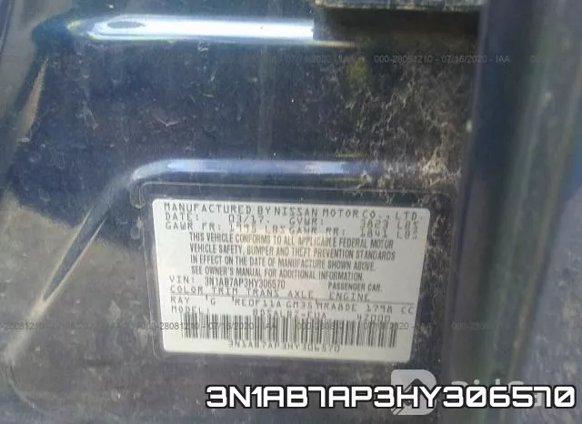 3N1AB7AP3HY306570 фото 10