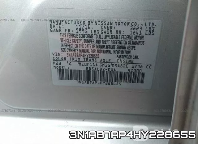 3N1AB7AP4HY228655 фото 10