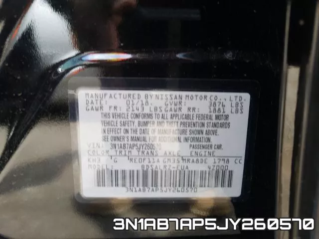 3N1AB7AP5JY260570 фото 2