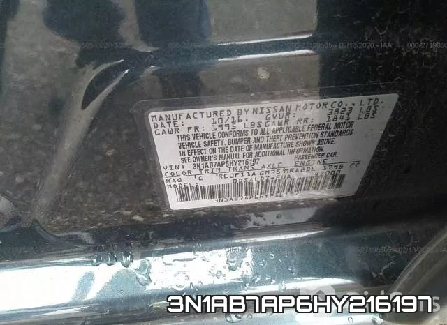 3N1AB7AP6HY216197 фото 10