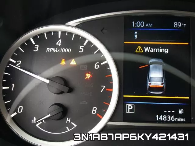 3N1AB7AP6KY421431 фото 9