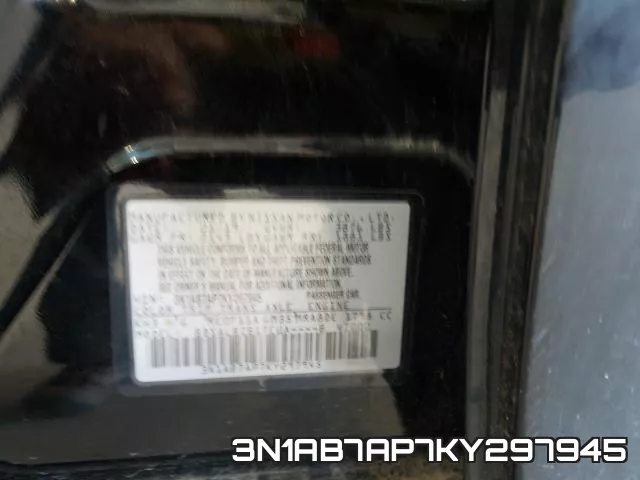 3N1AB7AP7KY297945 фото 2