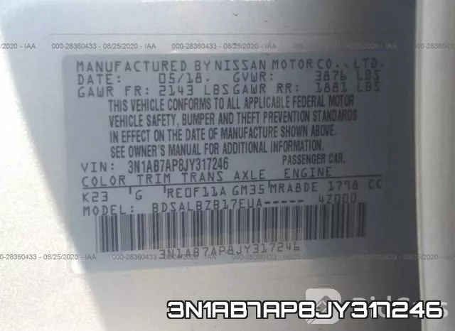 3N1AB7AP8JY317246 фото 10