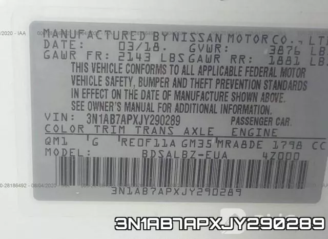 3N1AB7APXJY290289 фото 10