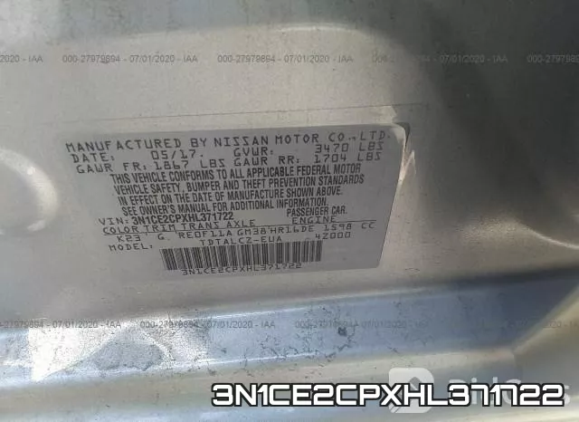 3N1CE2CPXHL371722 фото 10