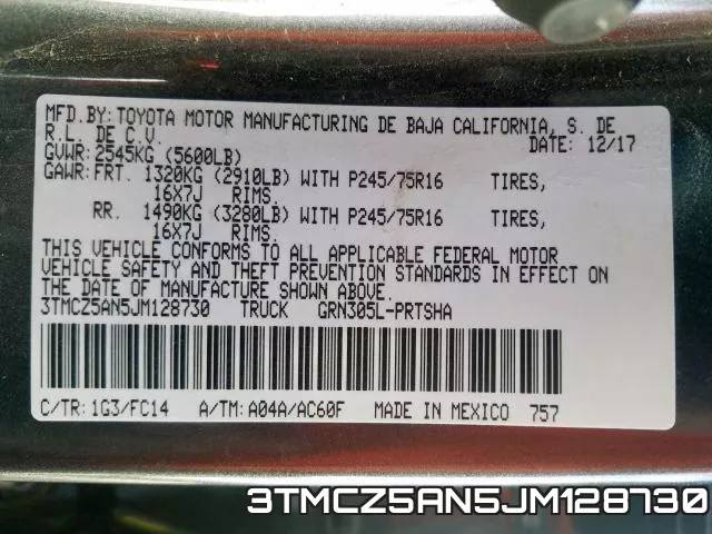 3TMCZ5AN5JM128730 фото 2