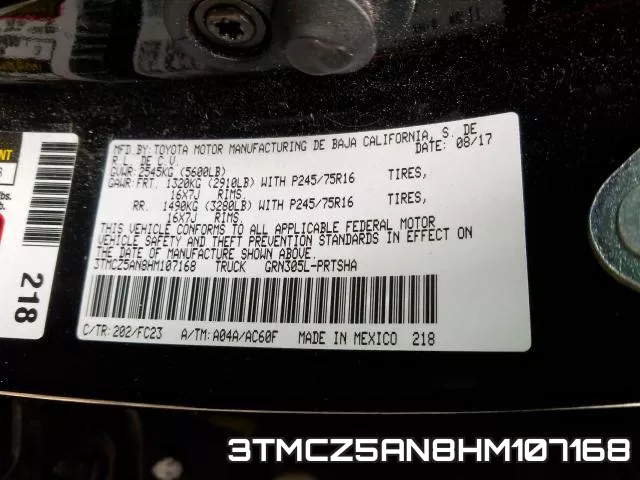 3TMCZ5AN8HM107168 фото 2