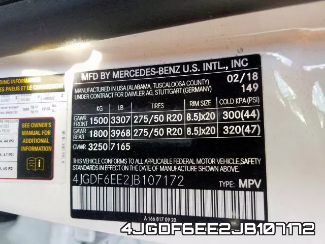 4JGDF6EE2JB107172 фото 2