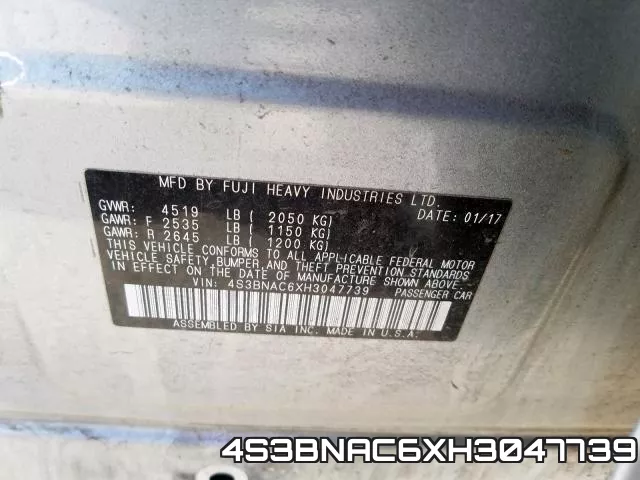 4S3BNAC6XH3047739 фото 2