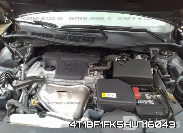 4T1BF1FK5HU716043 фото 2