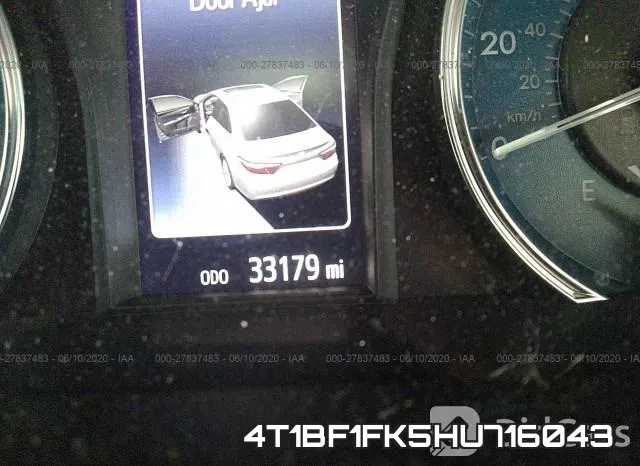 4T1BF1FK5HU716043 фото 8