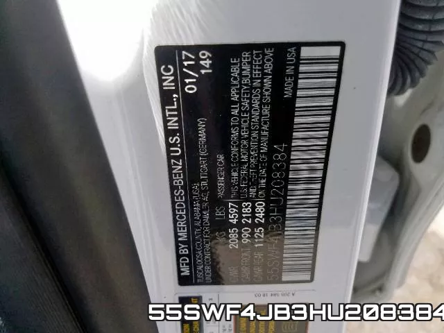 55SWF4JB3HU208384 фото 2
