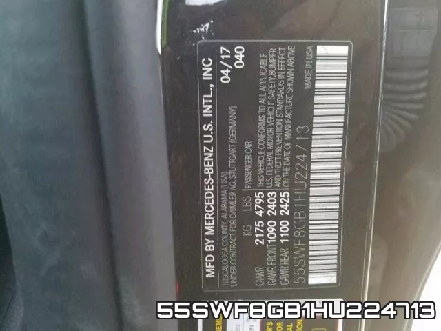55SWF8GB1HU224713 фото 2
