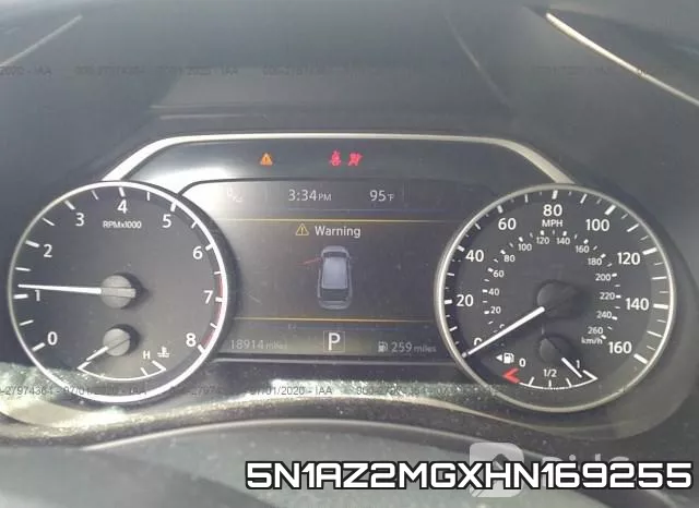 5N1AZ2MGXHN169255 фото 8