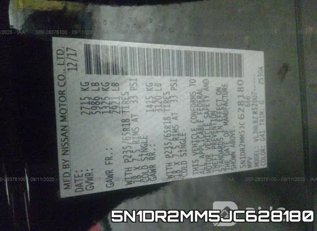 5N1DR2MM5JC628180 фото 10