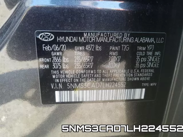 5NMS3CAD7LH224552 фото 2