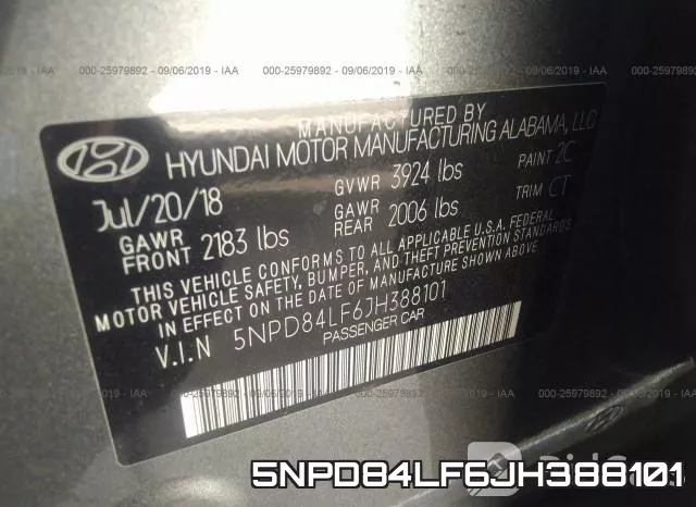 5NPD84LF6JH388101 фото 10