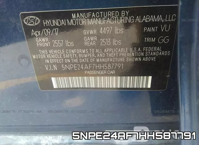 5NPE24AF7HH587791 фото 10