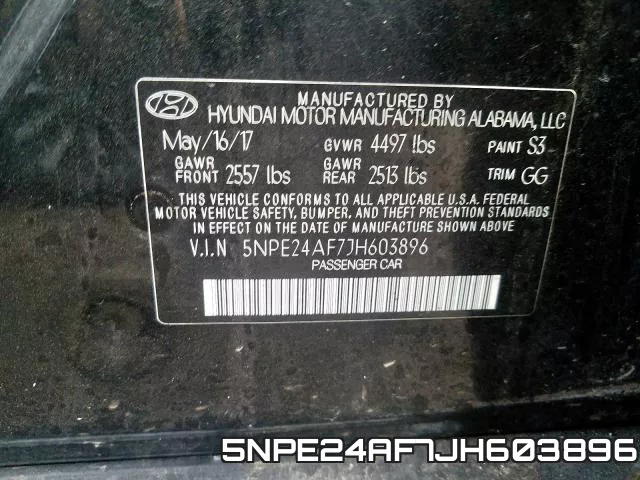 5NPE24AF7JH603896 фото 2