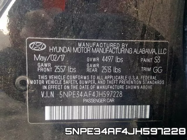5NPE34AF4JH597228 фото 2