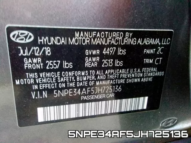 5NPE34AF5JH725136 фото 2
