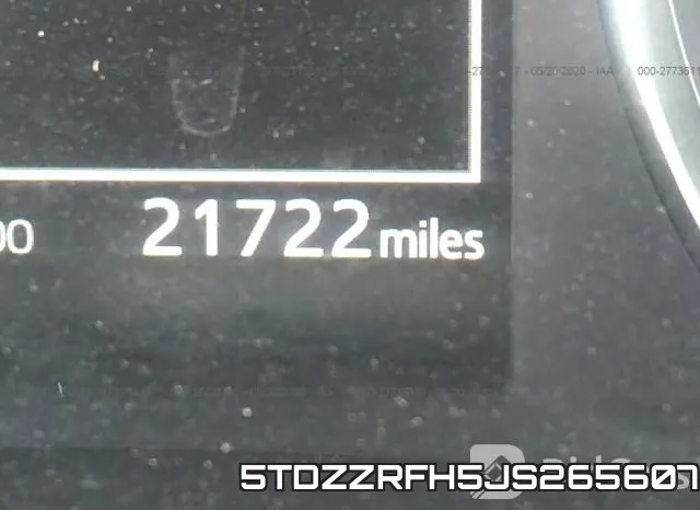 5TDZZRFH5JS265607 фото 8