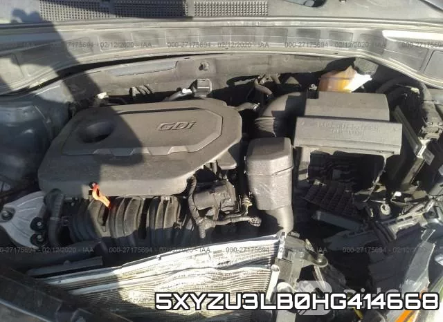 5XYZU3LB0HG414668 фото 2