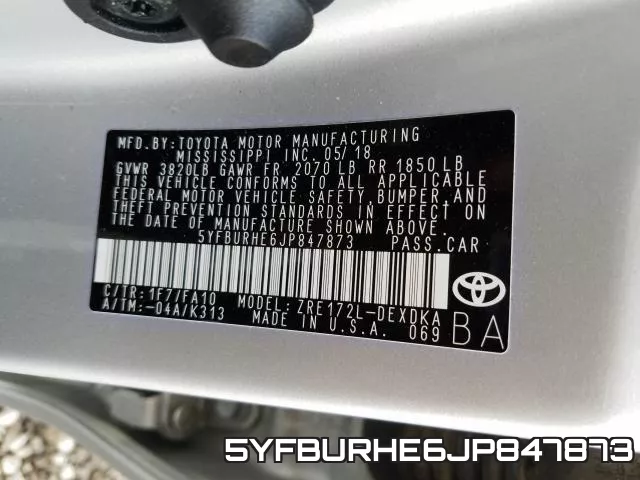 5YFBURHE6JP847873 фото 2